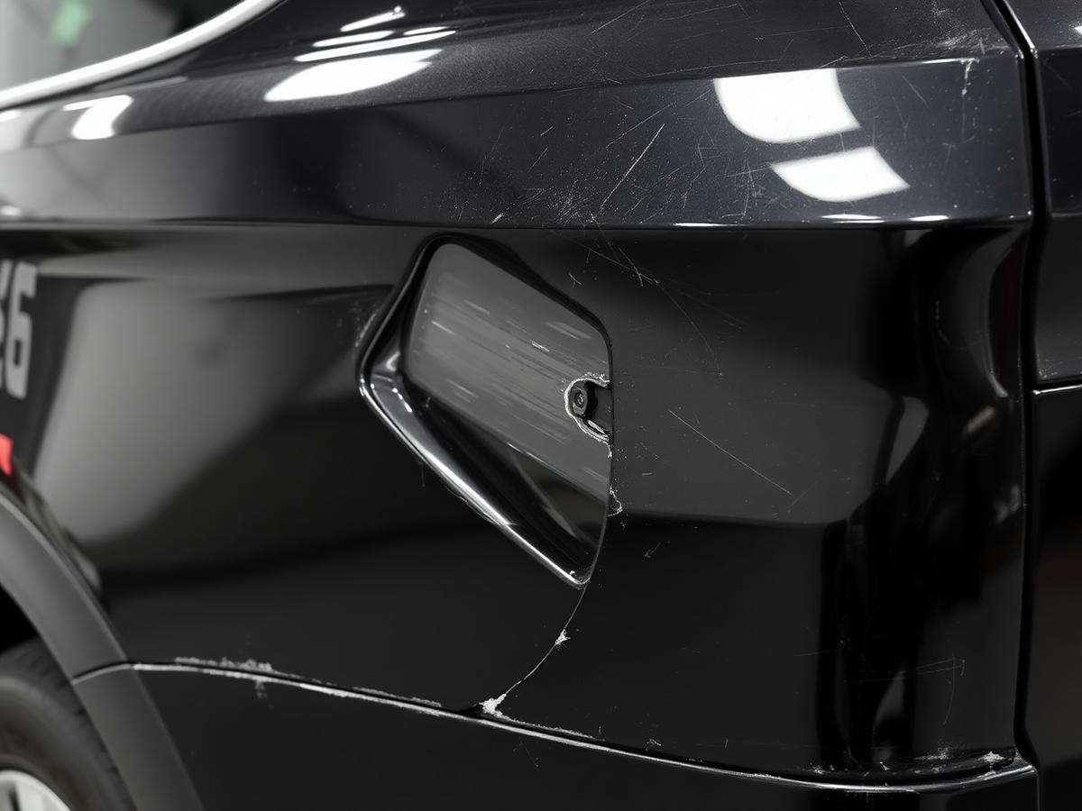 Rear Quarter Panel — before repair